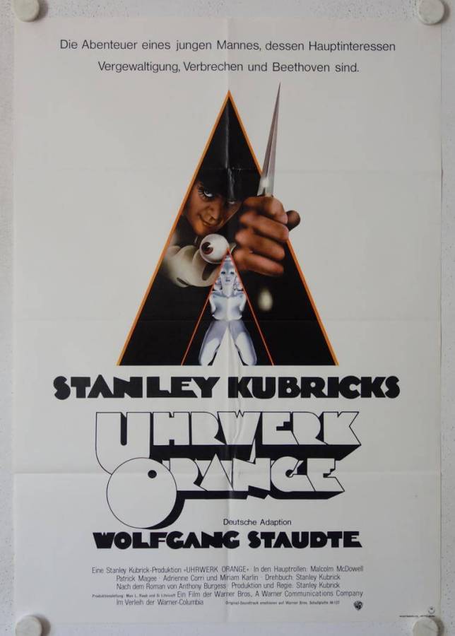 Uhrwerk Orange originales deutsches Filmplakat